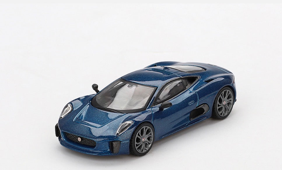 Mini GT Jaguar C-X75 Bleu