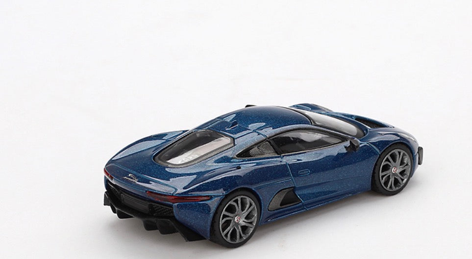 Mini GT Jaguar C-X75 Bleu