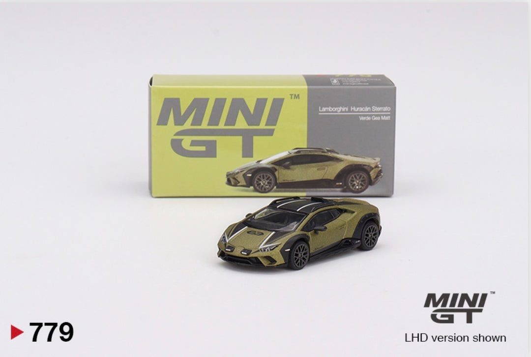 Mini GT Lamborghini Huracán Sterrato Verde Gea mat
