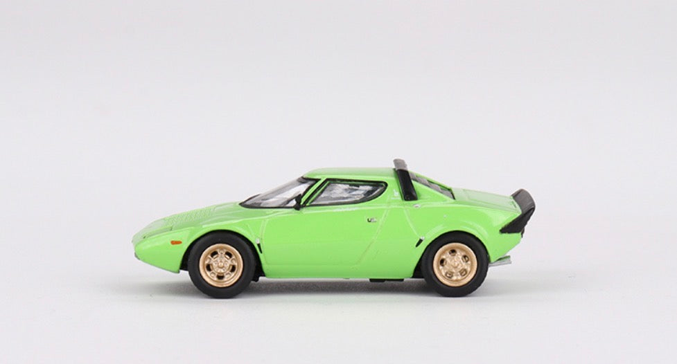 Mini GT Lancia Stratos HF Stradale Light Green