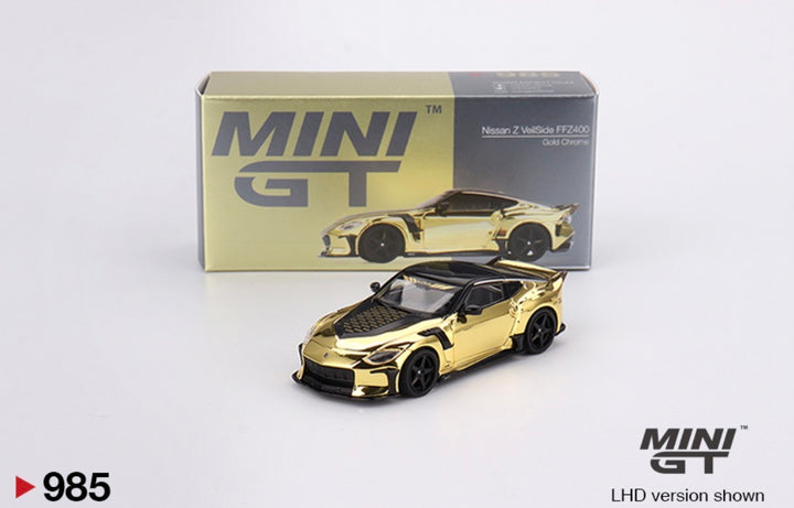 Mini GT Nissan Z VeilSide FFZ400 2024 Gold Chrome