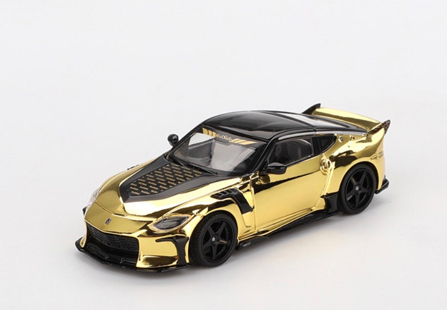 Mini GT Nissan Z VeilSide FFZ400 2024 Gold Chrome