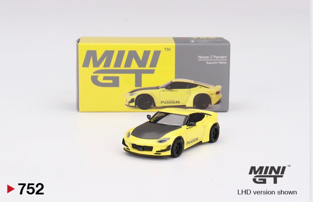Mini GT Nissan Z Pandem Ikazuchi Yellow