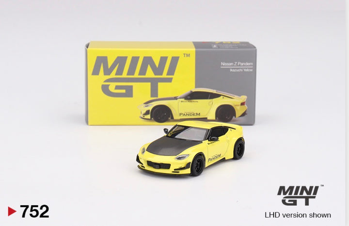 Mini GT Nissan Z Pandem Ikazuchi Yellow