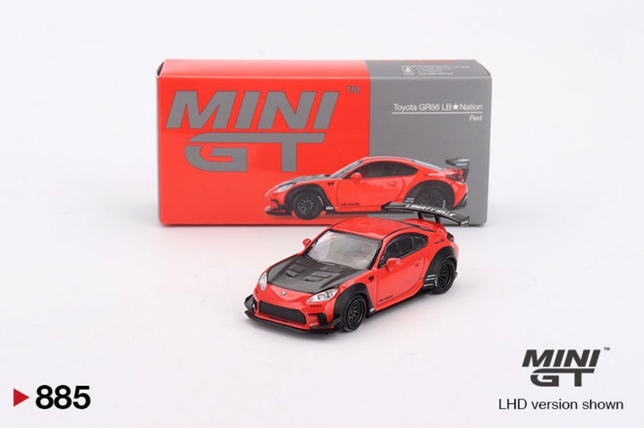Mini GT Toyota GR86 LB Nation 2024 Rouge