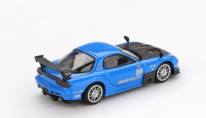 Mini GT Mazda RX-7 RE-Amemiya 20B 3 rotors 2024 bleu
