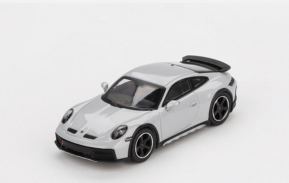 Mini GT Porsche 992 Dakar 2023 Gris Métallisé ICE