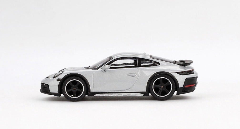 Mini GT Porsche 992 Dakar 2023 Gris Métallisé ICE