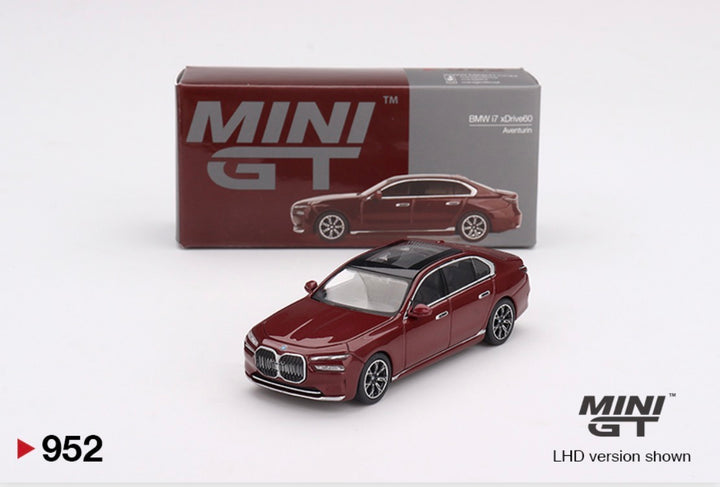 Mini  GT BMW  i7 xDrive60 2023 Rouge Aventurine