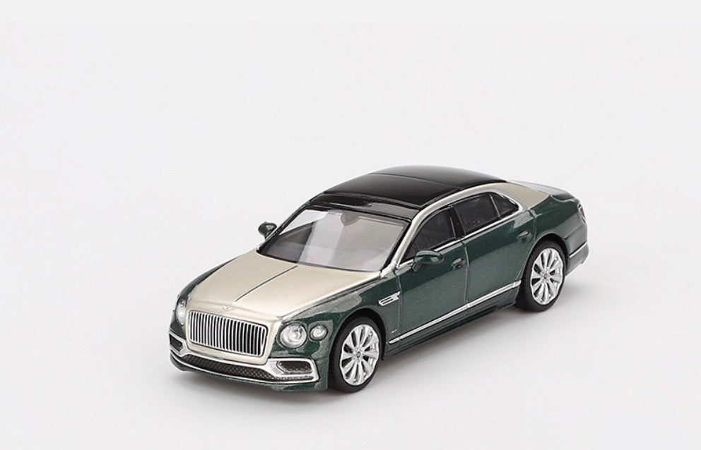 Mini GT Bentley Flying Spur 2024 White Sand Verdant
