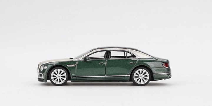 Mini GT Bentley Flying Spur 2024 White Sand Verdant