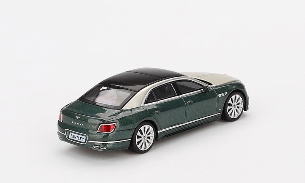 Mini GT Bentley Flying Spur 2024 White Sand Verdant