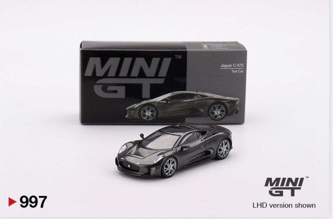 Mini GT Jaguar C-X75 2010 Test Car Carbon