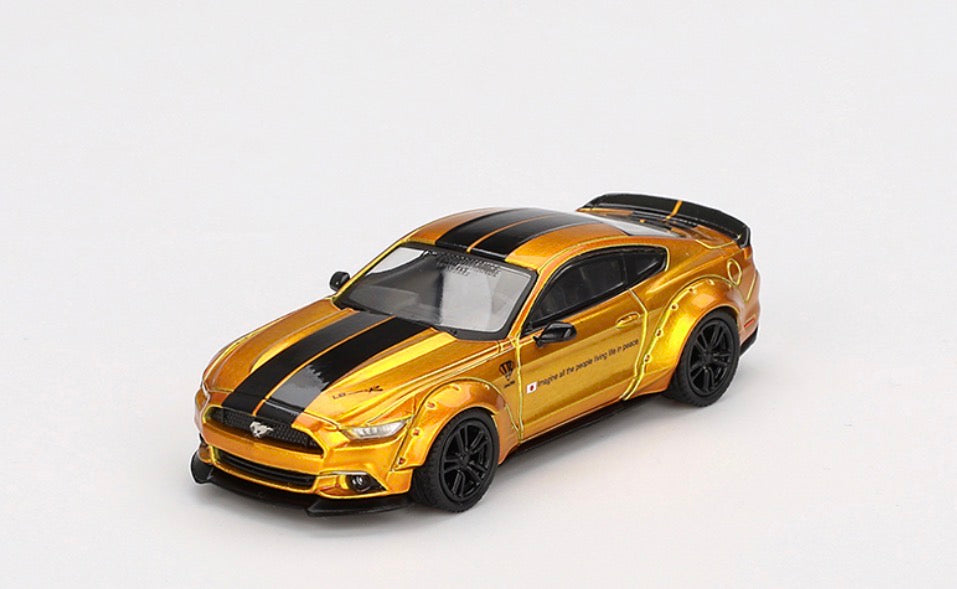 Mini GT Ford Mustang LB Works LB Gold