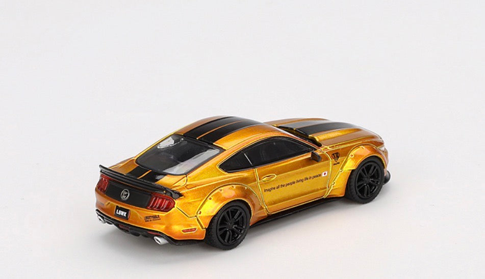 Mini GT Ford Mustang LB Works LB Gold
