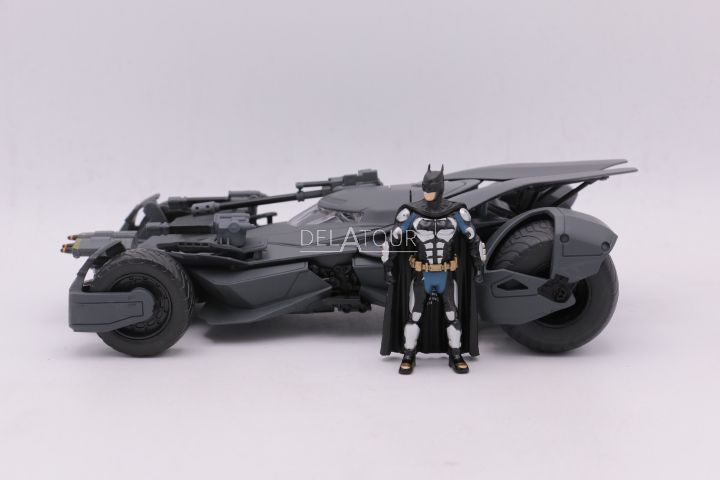 Jada Batmobile &amp; Batman Grijs Justice League