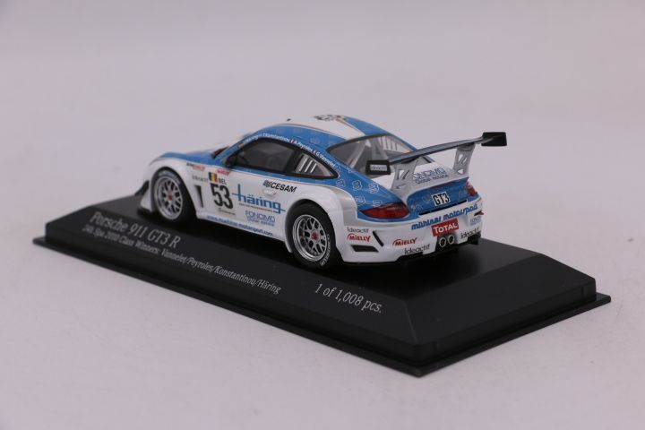 Minichamps Porsche 911 GT3 R, vainqueur de la catégorie aux 24 Heures de Spa 2010 - 1:43