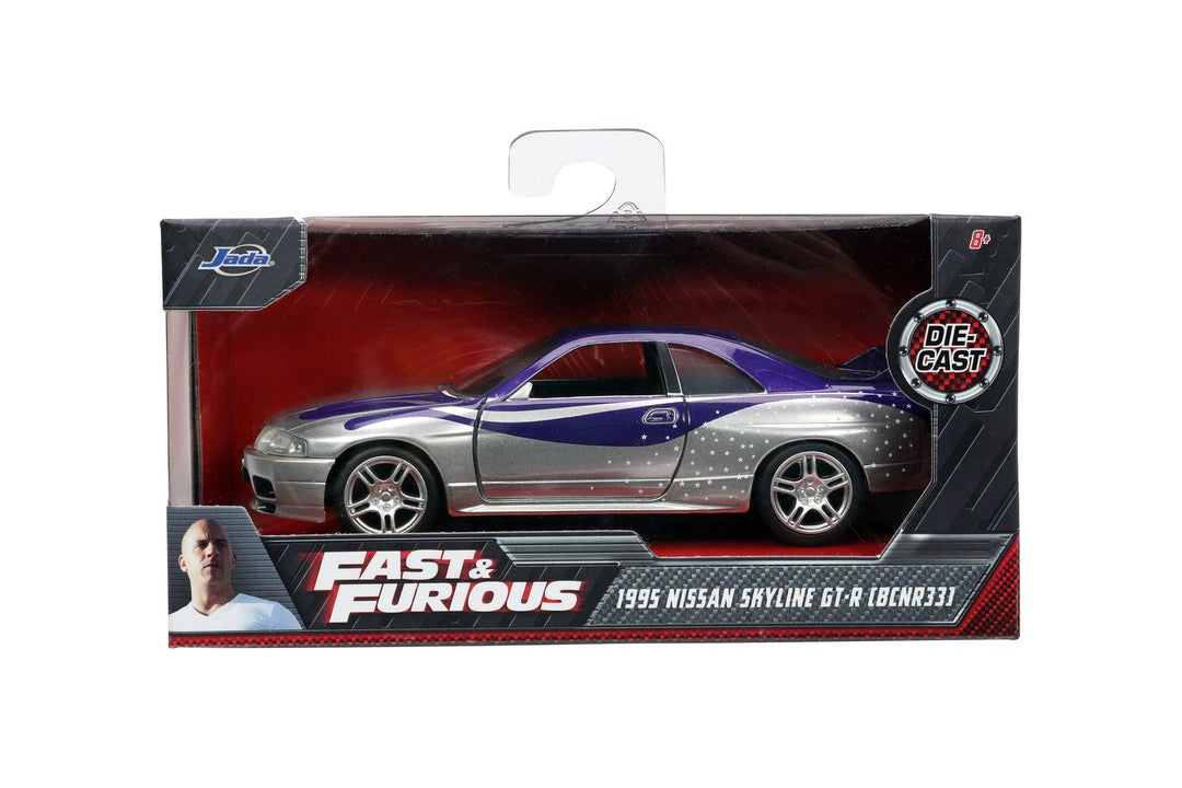 Jada Nissan Skyline GT-R BCNR33 Silver Fast &amp; Furious