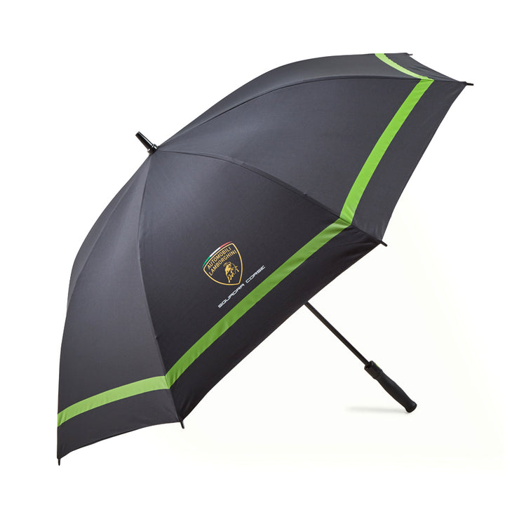 Lamborghini Squadra Corse Paraplu Zwart/Groen