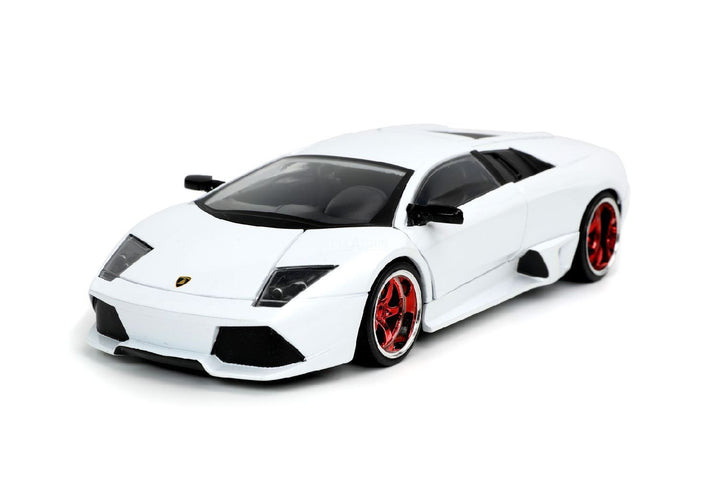 Jada Lamborghini Murcielago LP640 White Hyper-Spec