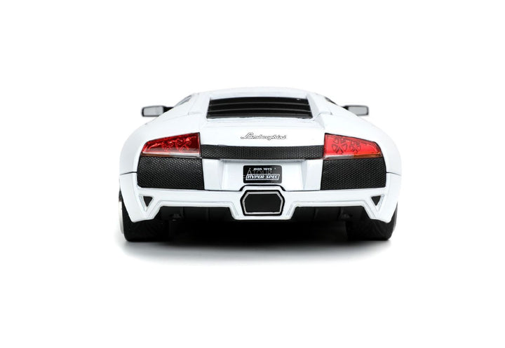 Jada Lamborghini Murcielago LP640 White Hyper-Spec