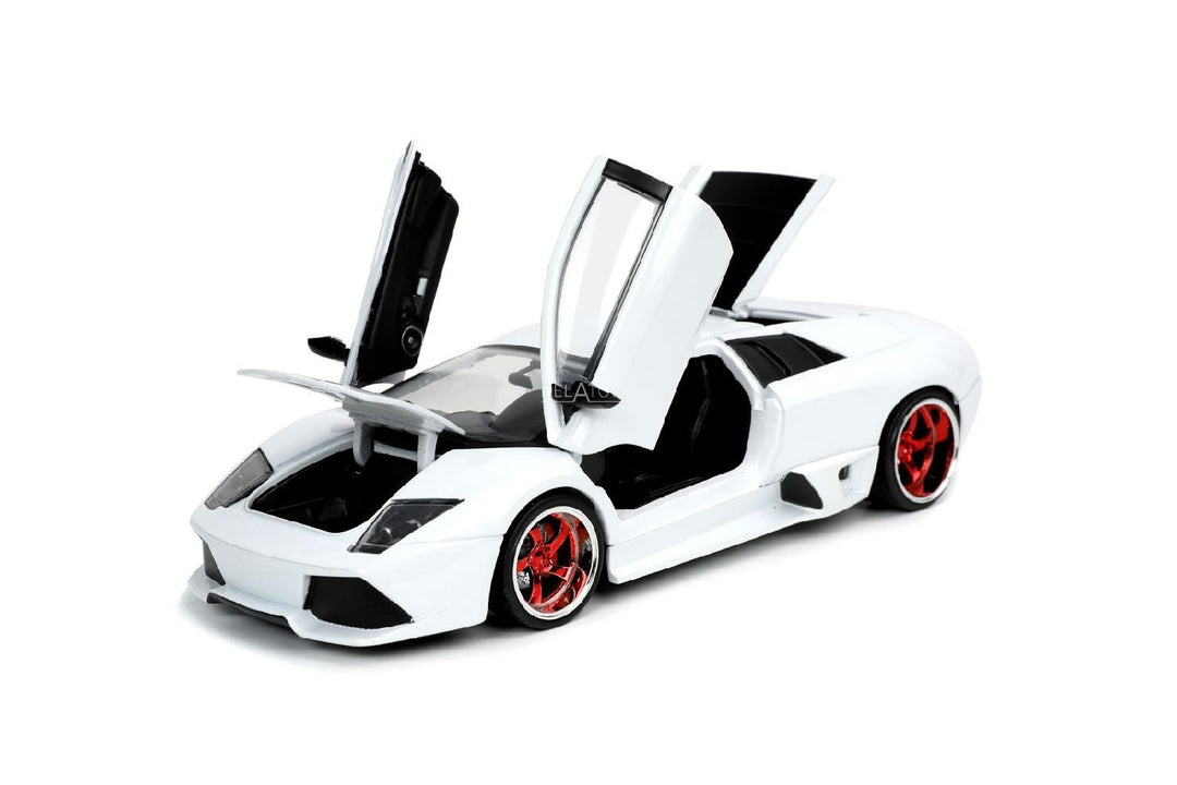 Jada Lamborghini Murcielago LP640 White Hyper-Spec