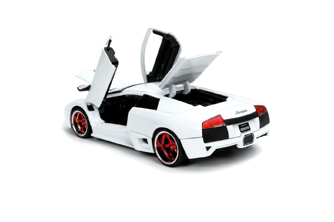 Jada Lamborghini Murcielago LP640 White Hyper-Spec