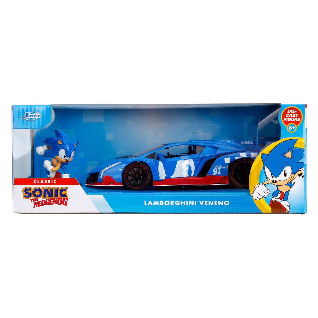 Jada Lamborghini Veneno Blauw Sonic the Hedgehog