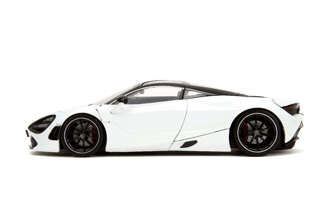 Jada McLaren 720S Blanc et rose, pneus lisses