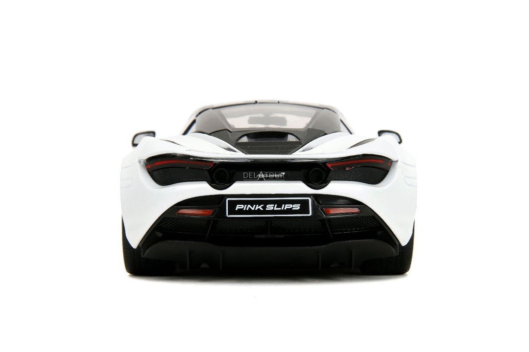 Jada McLaren 720S Blanc et rose, pneus lisses