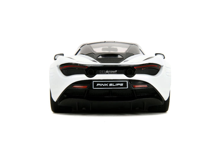 Jada McLaren 720S Blanc et rose, pneus lisses