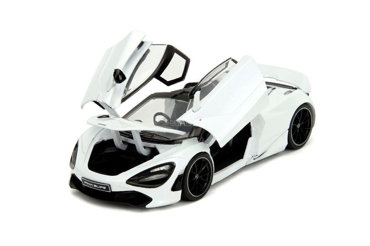 Jada McLaren 720S Blanc et rose, pneus lisses
