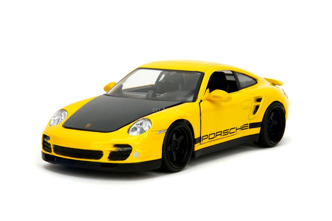 Jada Porsche 911 Turbo 997 Geel Hyper-Spec