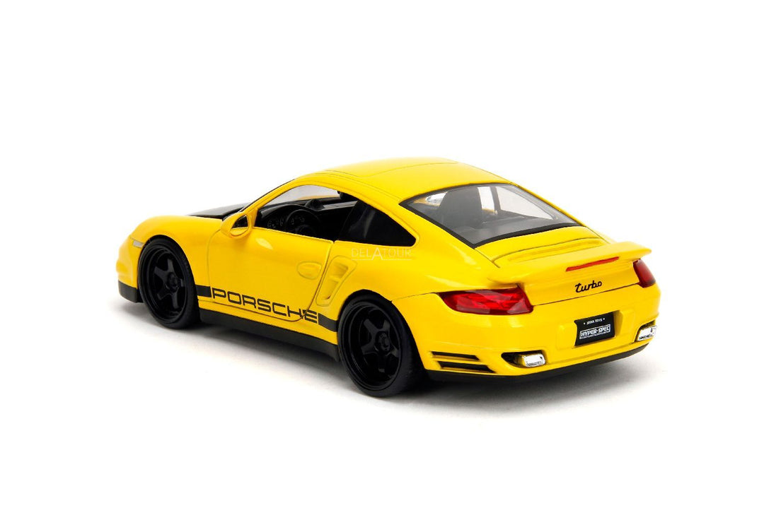 Jada Porsche 911 Turbo 997 Geel Hyper-Spec