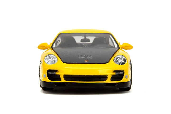 Jada Porsche 911 Turbo 997 Geel Hyper-Spec