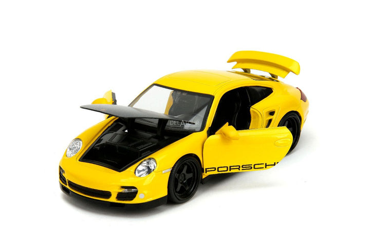 Jada Porsche 911 Turbo 997 Geel Hyper-Spec