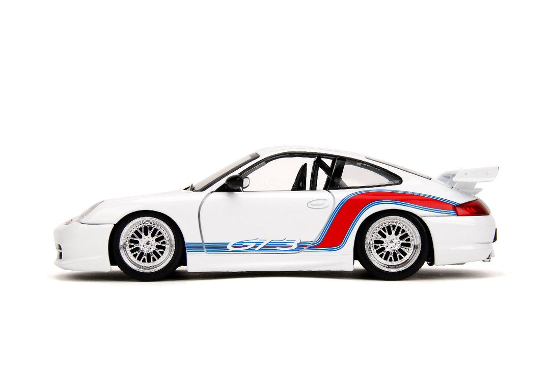 Jada Porsche 911 GT3 996 Wit Hyper-Spec