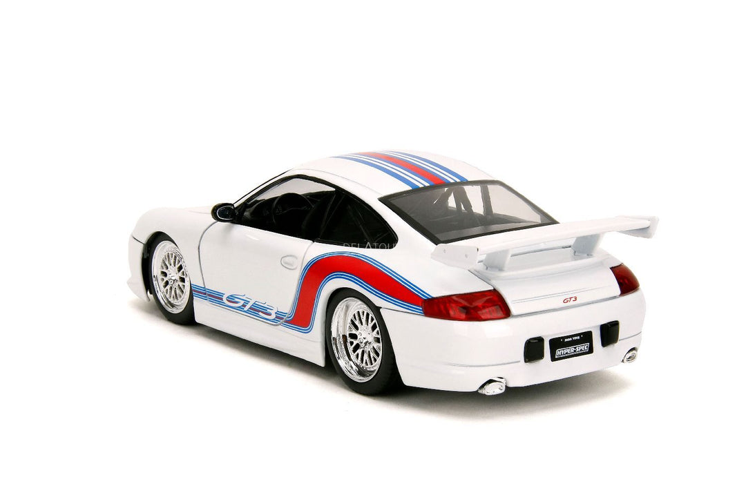 Jada Porsche 911 GT3 996 Wit Hyper-Spec