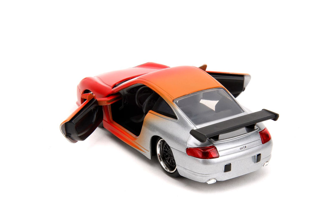 Jada Porsche 911 GT3 RS 996 Orange Pink Slips