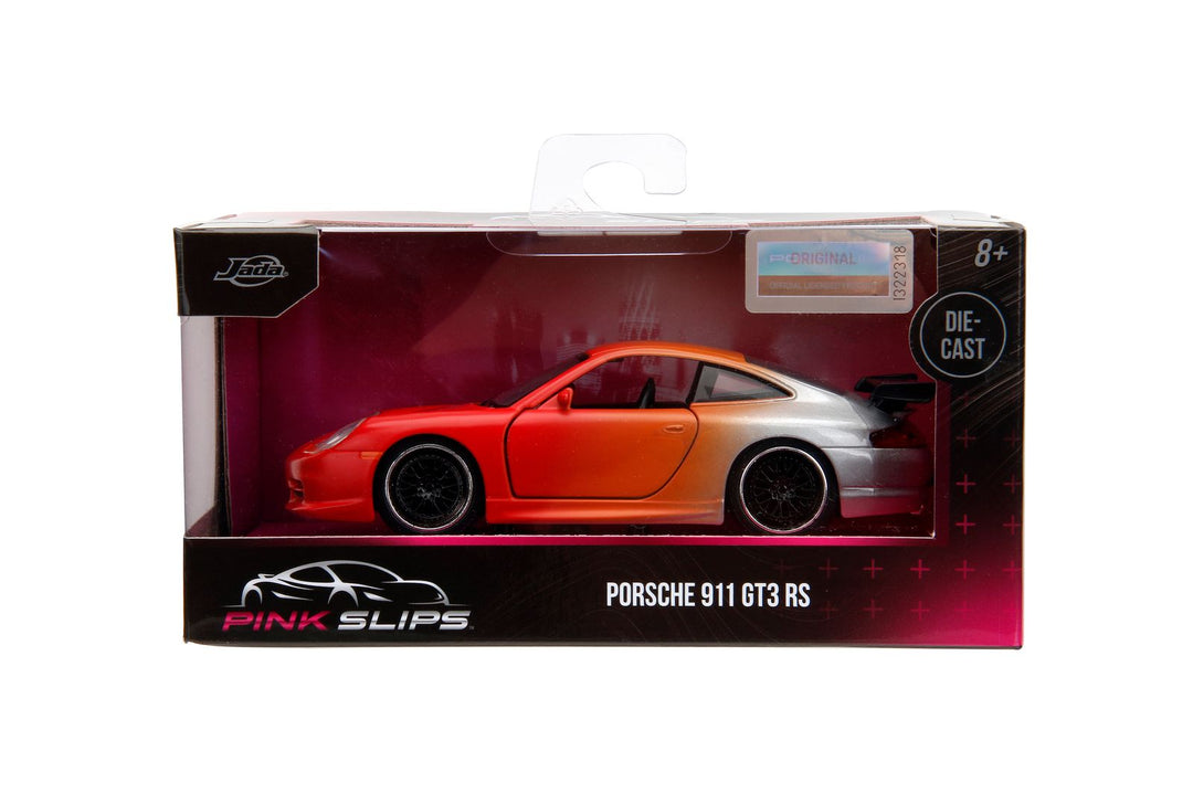 Jada Porsche 911 GT3 RS 996 Orange Pink Slips