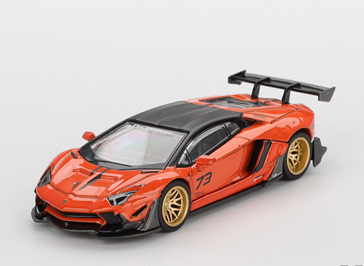 Mini GT LB★WORKS Lamborghini Aventador Orange MDX 2025 - Édition limitée