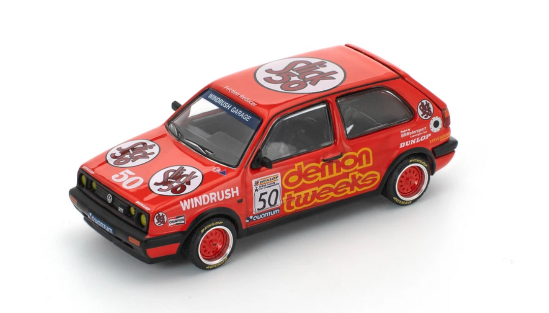 POP RACE Golf GTI Mk 2 Team  Demon Tweeks  BTCC 1988 - 1:64