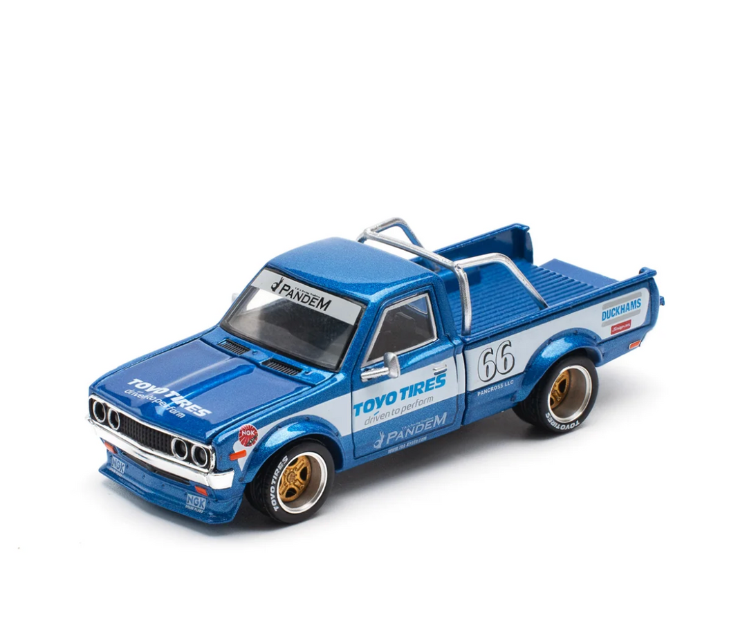 POP RACE Pandem Datsun 620 Blue - 1:64