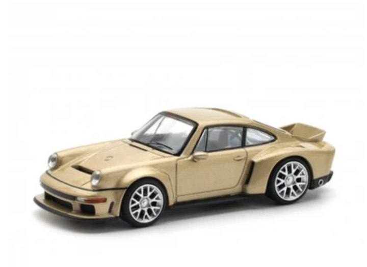 POP RACE Porsche Singer DLS Turbo Gold - 1:64