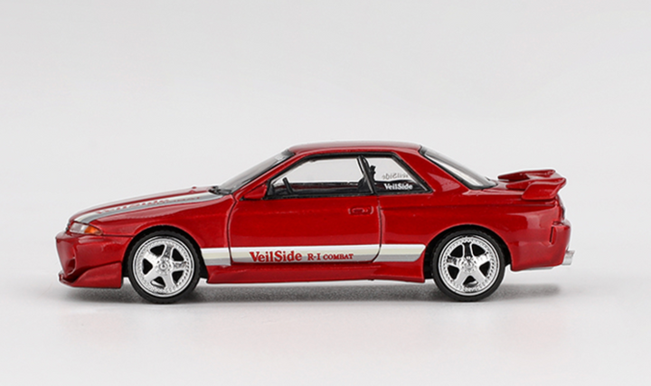 Mini GT Nissan Skyline GT-R (R32) VeilSide Combat CI Rouge Gemme