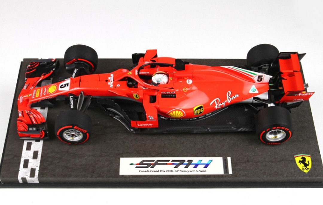 BBR Ferrari SF71-H Canadian GP Winner 2018 - 1:18