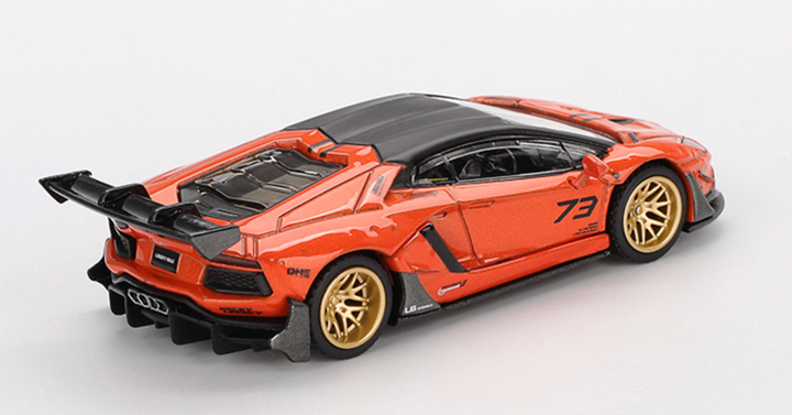 Mini GT LB★WORKS Lamborghini Aventador Orange MDX 2025 - Édition limitée