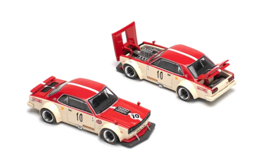 POP RACE Nissan Skyline GT-R V8 Drift Hakosuka - 1:64