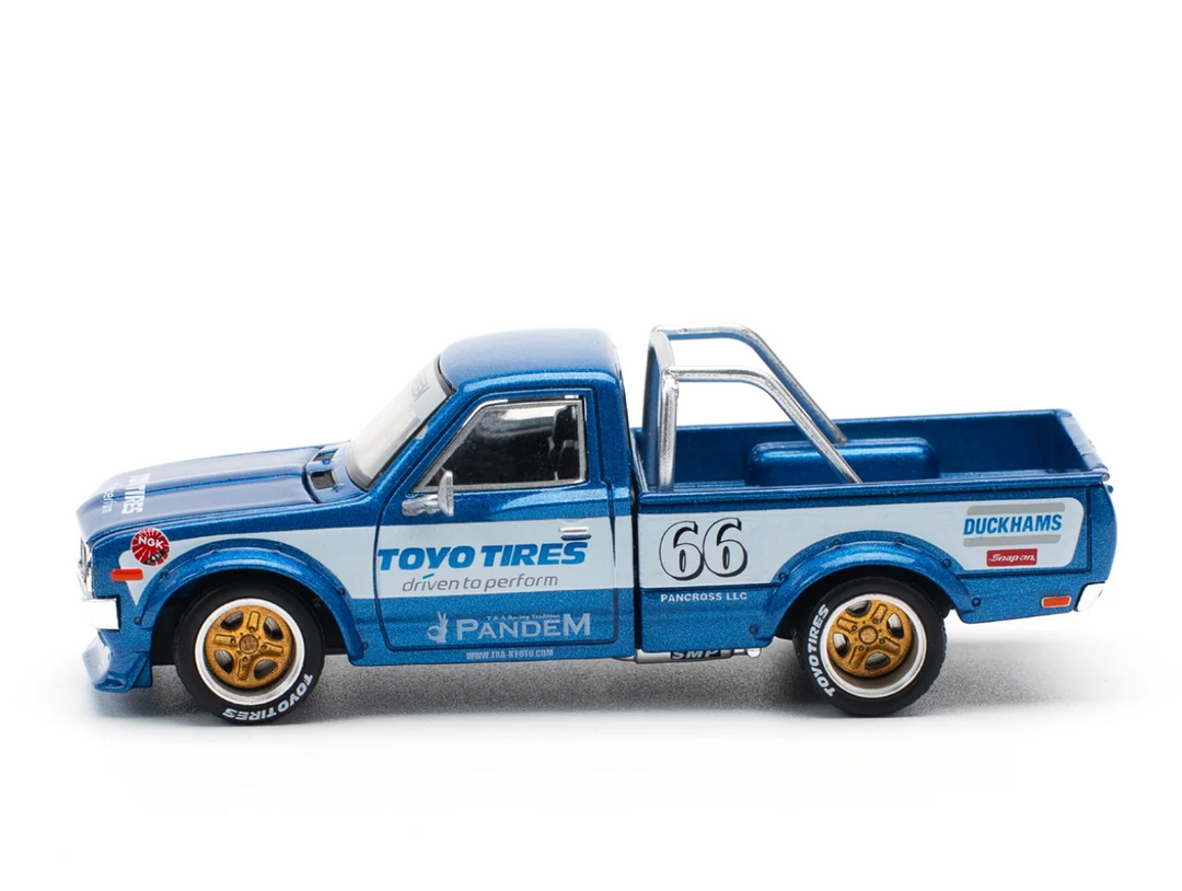 POP RACE Pandem Datsun 620 Blue - 1:64