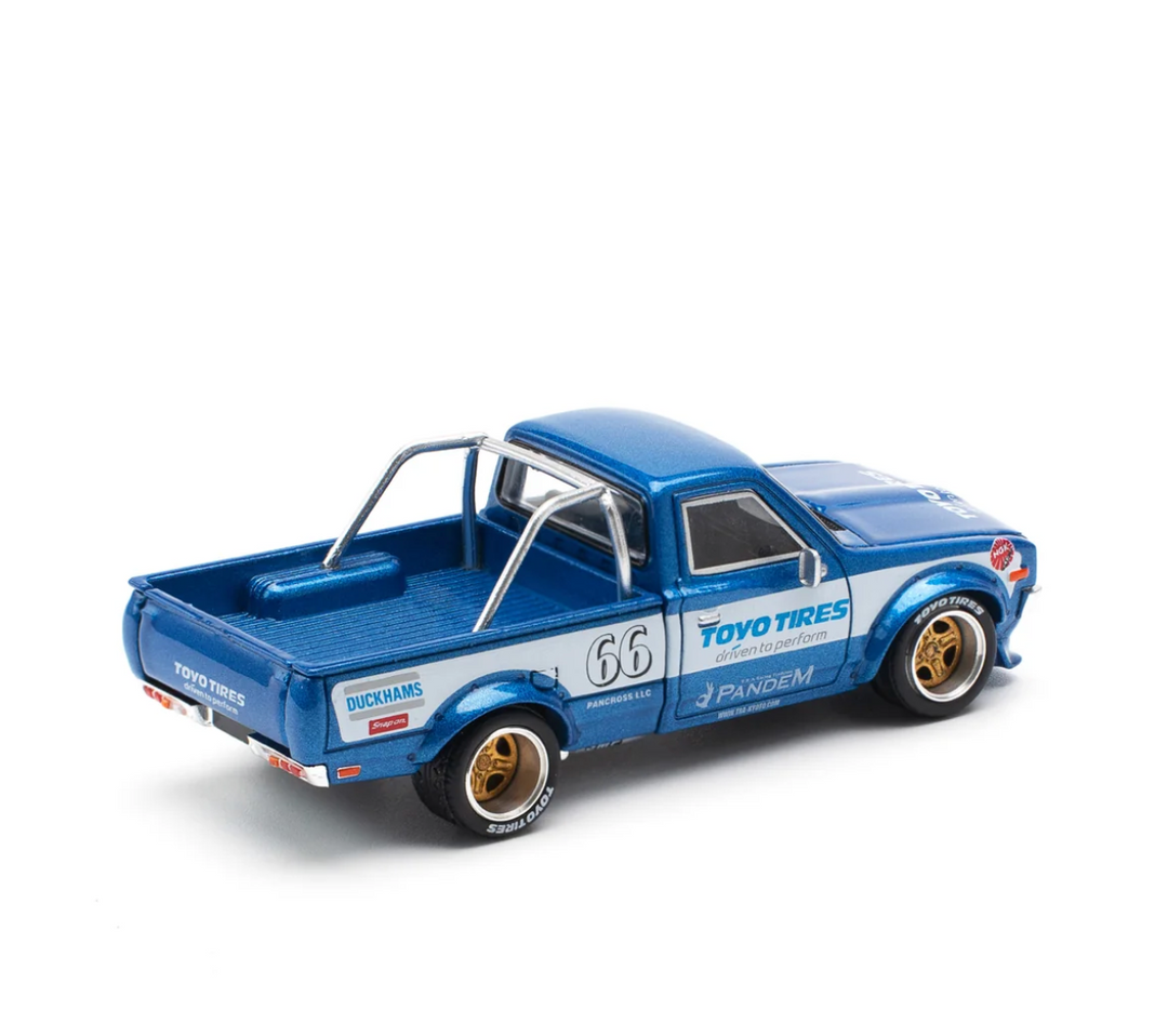 POP RACE Pandem Datsun 620 Blue - 1:64